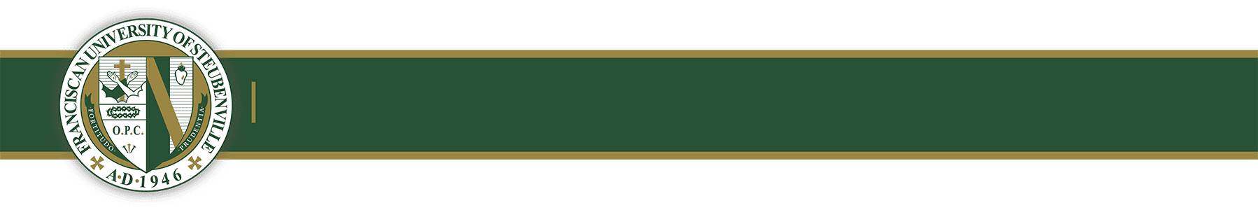 franciscan seal and banner